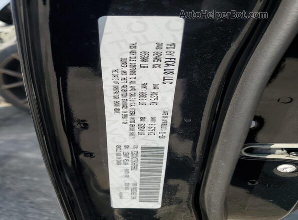 2C3CDXCT5KH575682 2019 DODGE CHARGER Black VIN կոդի պիտակի տեսք