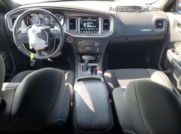 2C3CDXCT5KH575682 2019 DODGE CHARGER Black Առջևի վահանակի տեսք