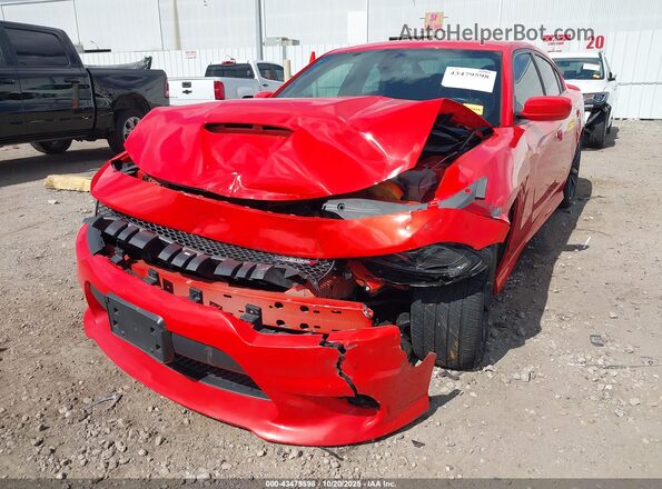 2C3CDXCT5NH112266 2022 DODGE CHARGER Orange Vista frontal
