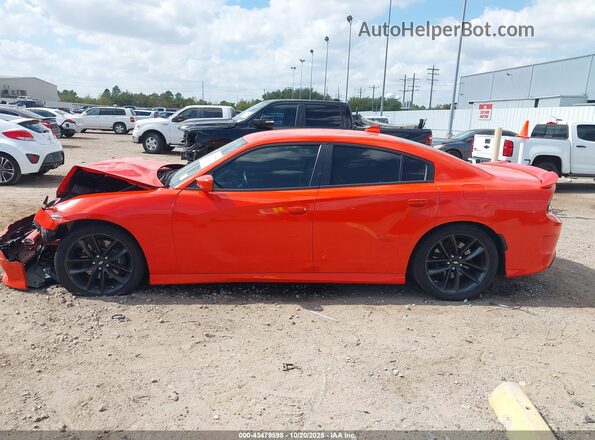 2C3CDXCT5NH112266 2022 DODGE CHARGER Orange Vista interior de 360 grados