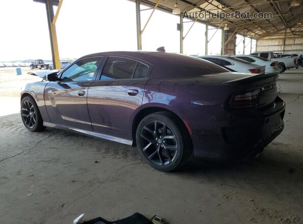 2C3CDXCT7LH153799 2020 DODGE CHARGER Purple Rear left
