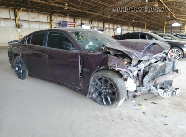 2C3CDXCT7LH153799 2020 DODGE CHARGER Purple Front right