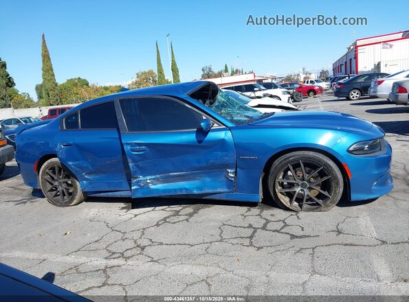 2C3CDXCT7NH133183 2022 DODGE CHARGER Blue Vista interior de 360 grados