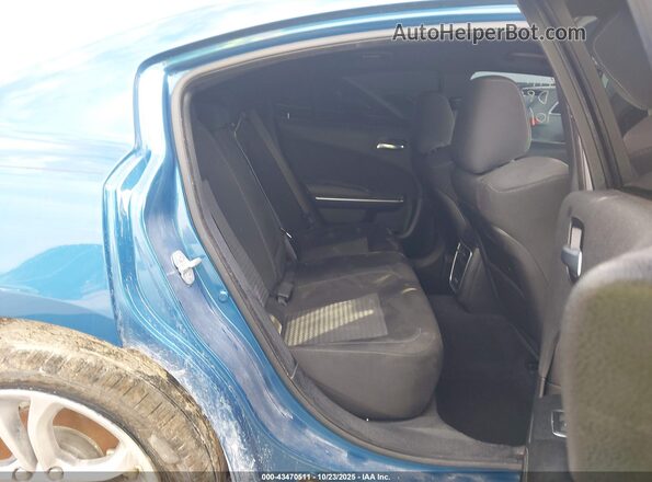 2C3CDXCT9NH186483 2022 DODGE CHARGER Blue Vista de la etiqueta del VIN