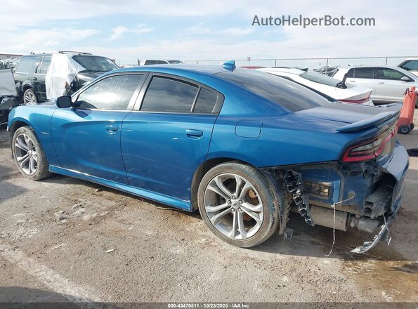 2C3CDXCT9NH186483 2022 DODGE CHARGER Blue Vista interior de 360 grados