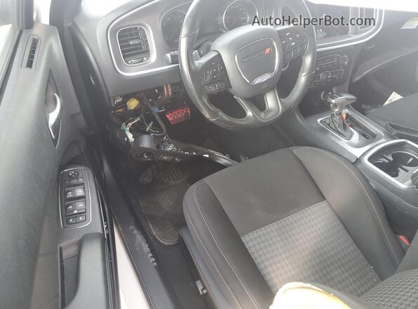 2C3CDXGJ0LH126128 2020 DODGE CHARGER White წინა პანელის ხედი