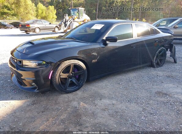2C3CDXGJ1LH120693 2020 DODGE CHARGER Black Przód lewy