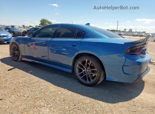 2C3CDXGJ1LH180117 2020 DODGE CHARGER Синий Задняя левая четверть