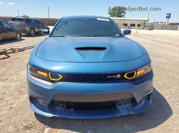2C3CDXGJ1LH180117 2020 DODGE CHARGER Синий Вид спереди