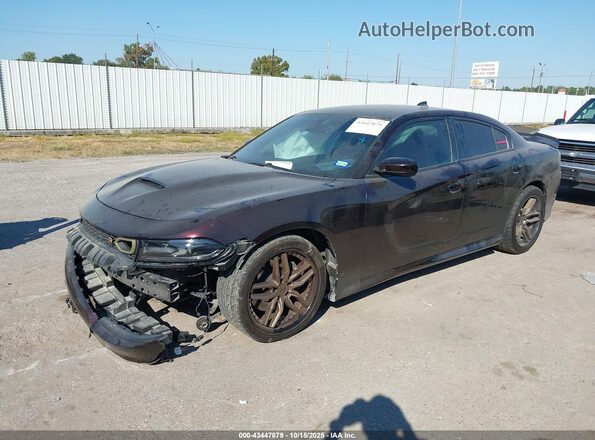 2C3CDXGJ5LH157570 2020 DODGE CHARGER Purple Vista tres cuartos delantera izquierda