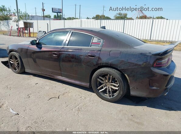 2C3CDXGJ5LH157570 2020 DODGE CHARGER Purple Trasero izquierdo