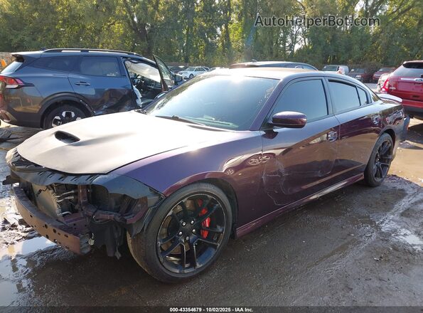 2C3CDXGJ6LH207621 2020 DODGE CHARGER Purple Передня ліва чверть