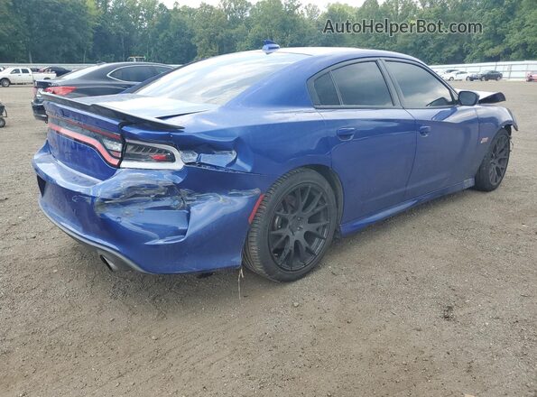 2C3CDXGJ8KH506834 2019 DODGE CHARGER Blue Հետևի աջ