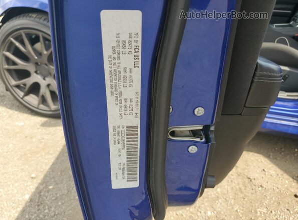 2C3CDXGJ8KH506834 2019 DODGE CHARGER Blue Շարժիչի բաժամունքի տեսք