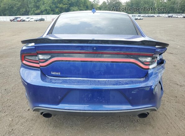 2C3CDXGJ8KH506834 2019 DODGE CHARGER Blue Հետևի տեսք
