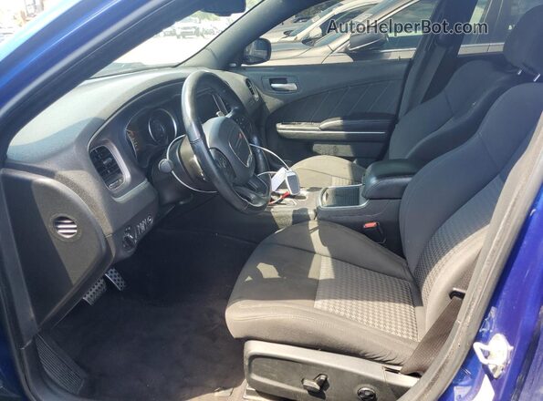 2C3CDXGJ8KH506834 2019 DODGE CHARGER Blue Սալոնի դիմացի տեսք