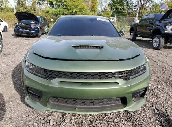 2C3CDXGJ8NH180439 2022 DODGE CHARGER Green Vista frontal
