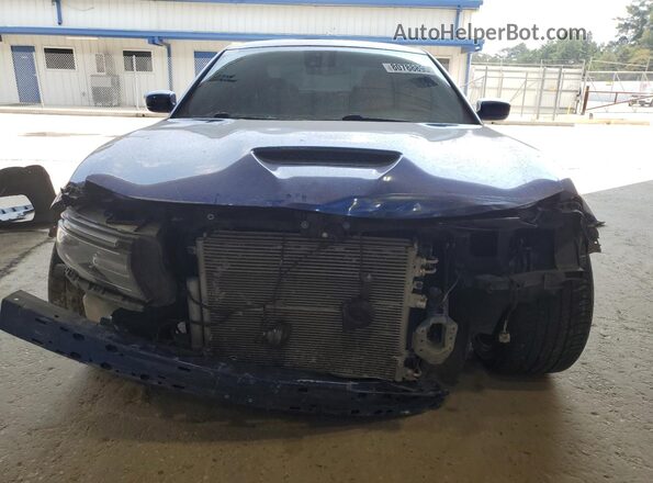 2C3CDXGJ9LH111546 2020 DODGE CHARGER Blue Widok z przodu