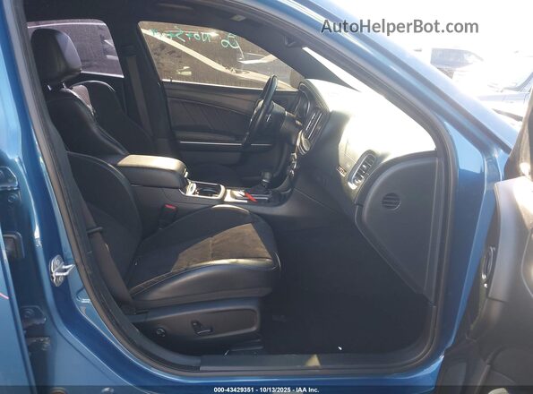 2C3CDXGJ9LH216510 2020 DODGE CHARGER Blue წინა სალონის ხედი