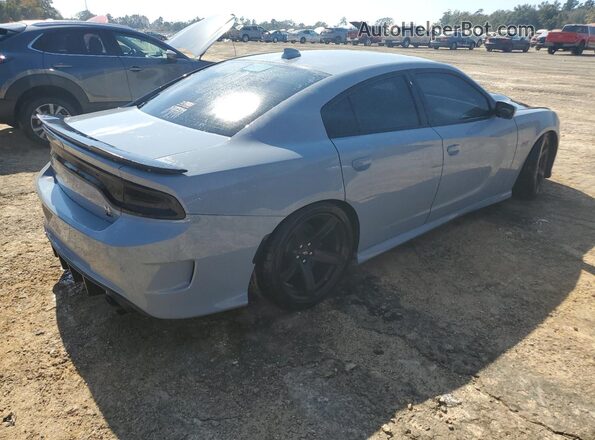 2C3CDXGJ9LH255050 2020 DODGE CHARGER Gray Trasero derecho