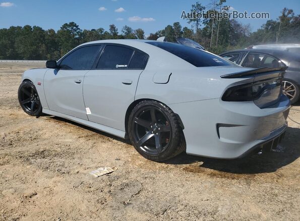 2C3CDXGJ9LH255050 2020 DODGE CHARGER Gray Trasero izquierdo