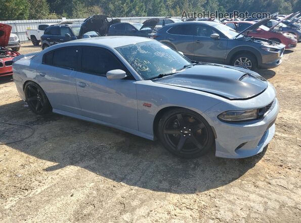 2C3CDXGJ9LH255050 2020 DODGE CHARGER Gray Delantero derecho