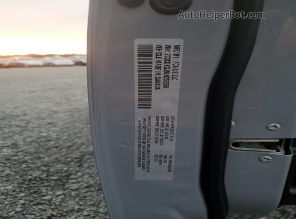 2C3CDXGJ9LH255050 2020 DODGE CHARGER Gray Vista de la etiqueta del VIN