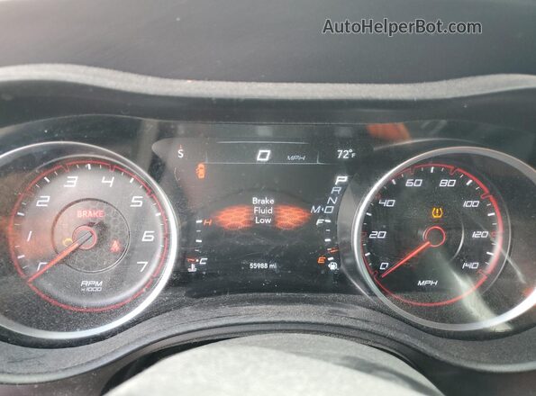 2C3CDXHG0LH186543 2020 DODGE CHARGER White Вид щитка приладів