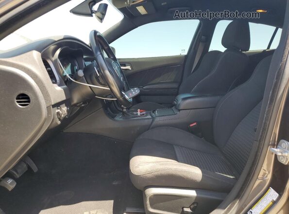 2C3CDXHG0LH188504 2020 DODGE CHARGER Gray Front interior view