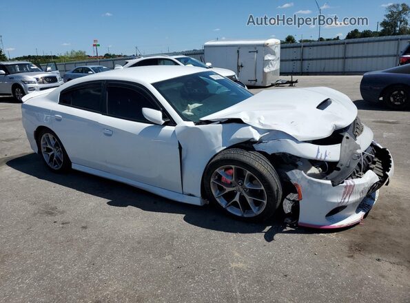 2C3CDXHG1LH150103 2020 DODGE CHARGER White Delantero derecho