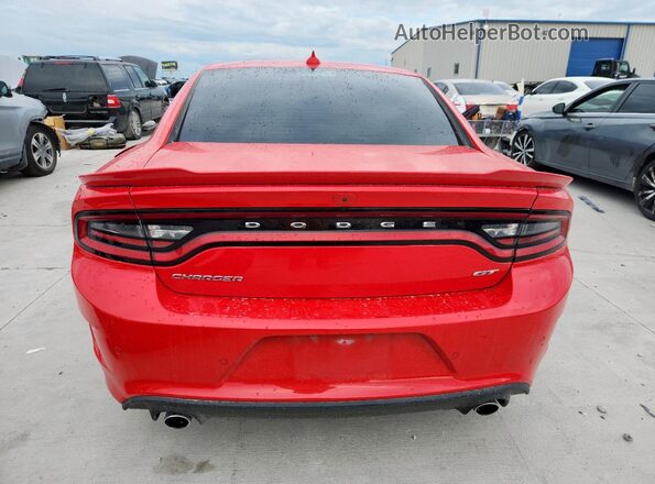 2C3CDXHG1NH193147 2022 DODGE CHARGER Red Widok z tyłu