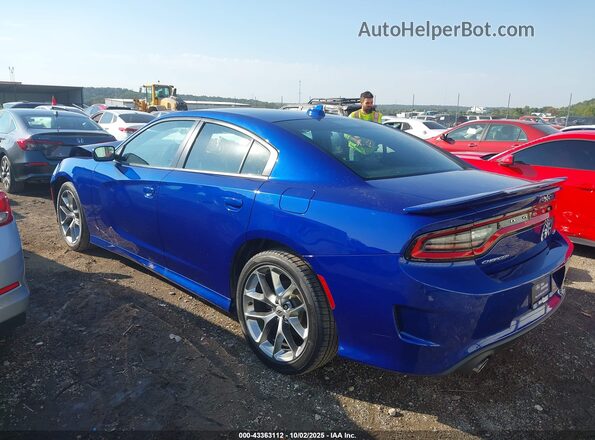 2C3CDXHG2LH200510 2020 DODGE CHARGER Blue Задня ліва чверть