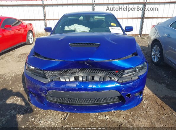 2C3CDXHG2LH200510 2020 DODGE CHARGER Blue Вид щитка приладів