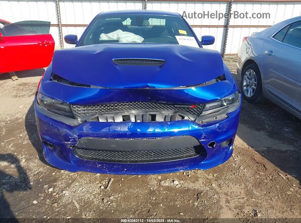 2C3CDXHG2LH200510 2020 DODGE CHARGER Blue Вид спереду