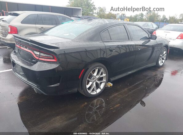 2C3CDXHG2NH133698 2022 DODGE CHARGER Черный Задняя правая четверть