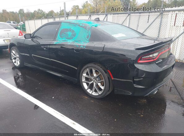 2C3CDXHG2NH133698 2022 DODGE CHARGER Черный Задняя левая четверть