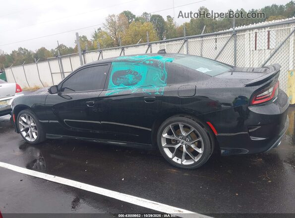 2C3CDXHG2NH133698 2022 DODGE CHARGER Черный Вид задней части салона