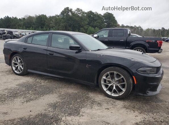 2C3CDXHG5NH144887 2022 DODGE CHARGER Black წინა მარჯვენა