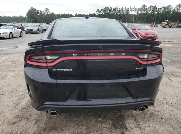 2C3CDXHG5NH144887 2022 DODGE CHARGER Black უკანა ხედი