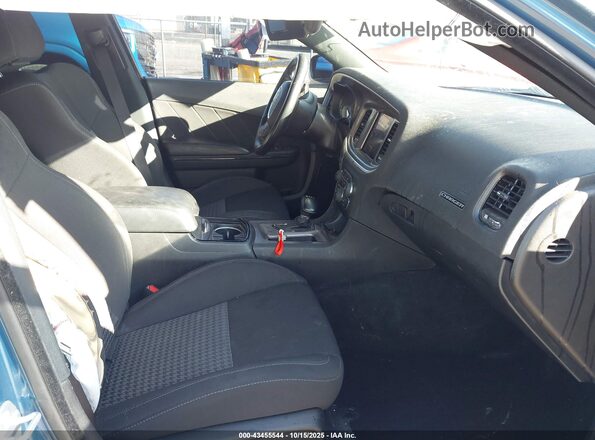 2C3CDXHGXNH170191 2022 DODGE CHARGER Blue Vista interior delantera