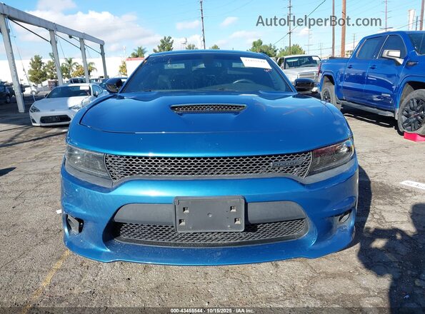 2C3CDXHGXNH170191 2022 DODGE CHARGER Blue Vista del cuadro de instrumentos