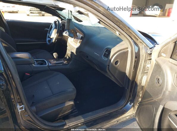 2C3CDXJG2NH120783 2022 DODGE CHARGER Черный Вид салона спереди