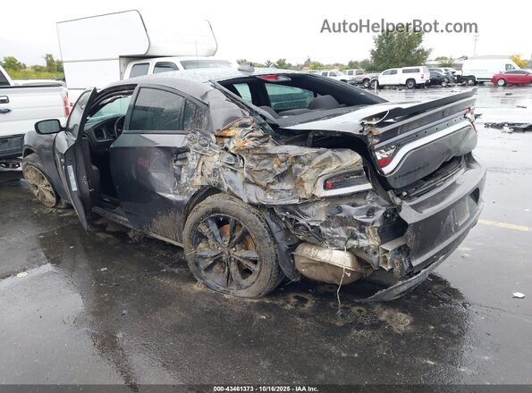 2C3CDXJG4NH136659 2022 DODGE CHARGER Gray Задня ліва чверть