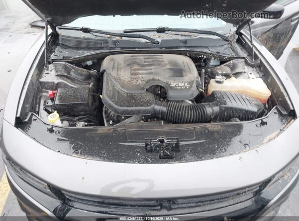 2C3CDXJG4NH136659 2022 DODGE CHARGER Gray Вид ззаду