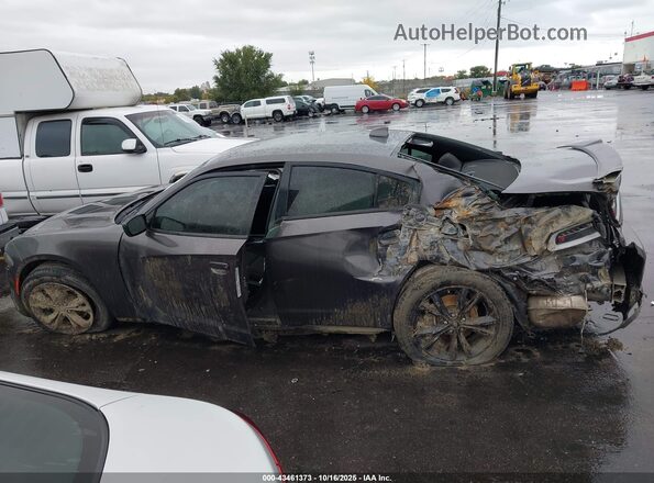 2C3CDXJG4NH136659 2022 DODGE CHARGER Gray Панорамний вид салону 360°