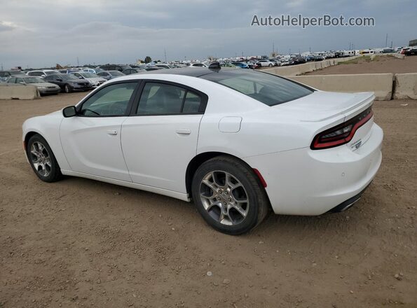 2C3CDXJG6GH127609 2016 DODGE CHARGER Белый Задняя левая четверть