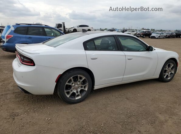 2C3CDXJG6GH127609 2016 DODGE CHARGER Белый Задняя правая четверть
