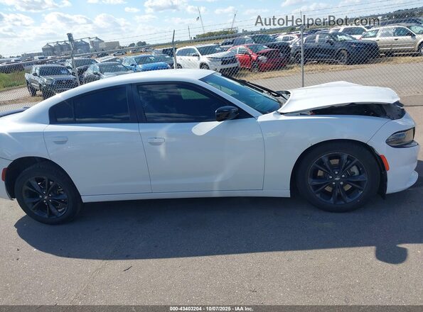 2C3CDXJG8NH107407 2022 DODGE CHARGER Белый Панорамный вид салона 360°