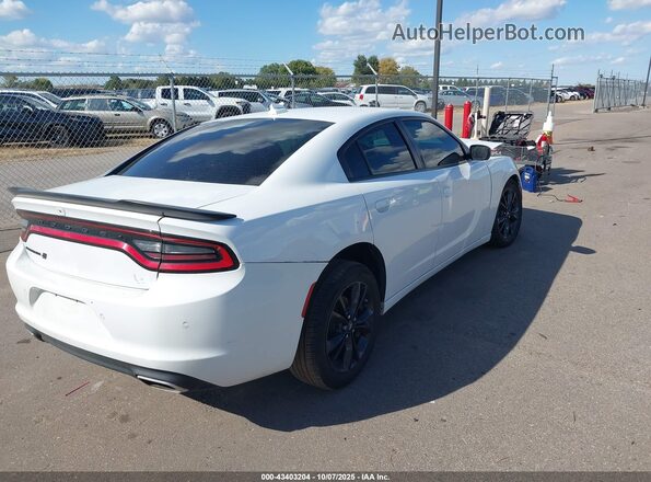 2C3CDXJG8NH107407 2022 DODGE CHARGER Белый Задняя правая четверть