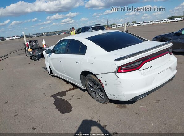 2C3CDXJG8NH107407 2022 DODGE CHARGER Белый Задняя левая четверть